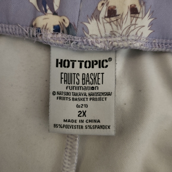 HOT TOPIC Fruits Basket Suspender Skirt 2X Anime Chibi Characters - Picture 7 of 10